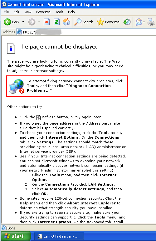 Windows XP IE6 https